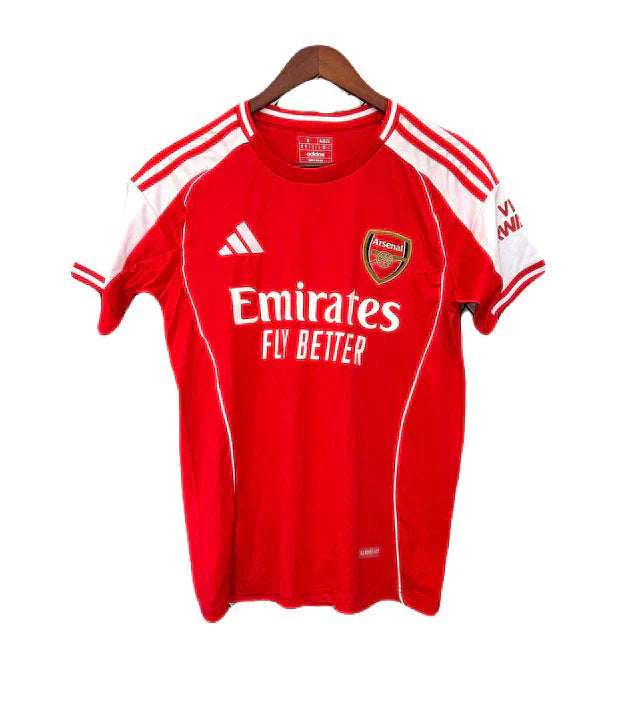 Camisola Arsenal principal vermelha 2025/26
