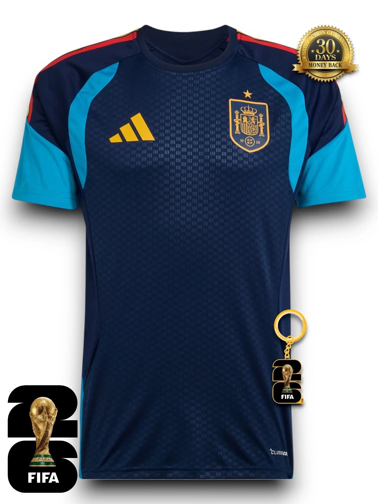 Spain World Cup 2026 Training Navy Blue Jersey