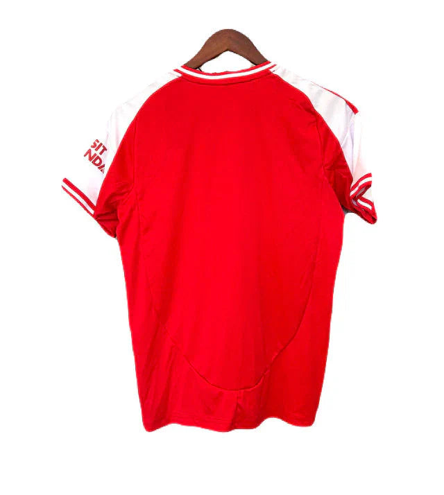Camisola Arsenal principal vermelha 2025/26